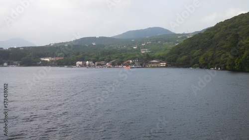 Beautiful View Of The Water in Hakone, Japan