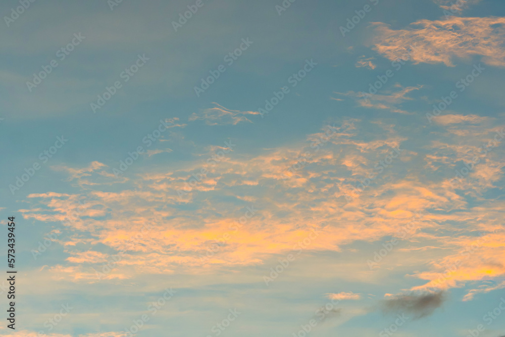 Dusk sky landscape view scenic background