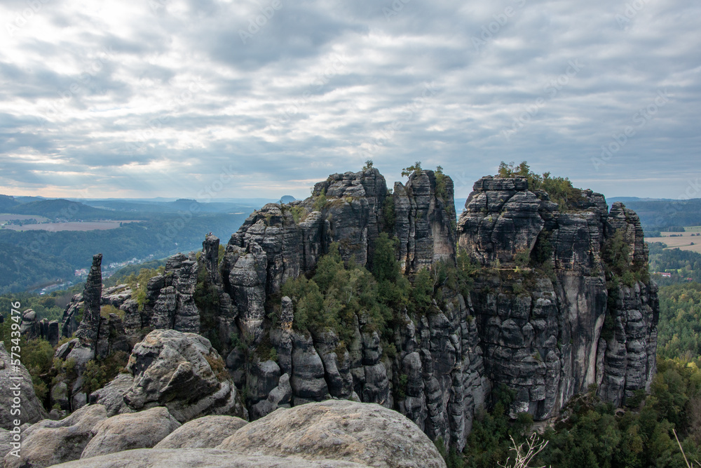 Stunning rock formations in Germany's Saxon Switzerland National Park