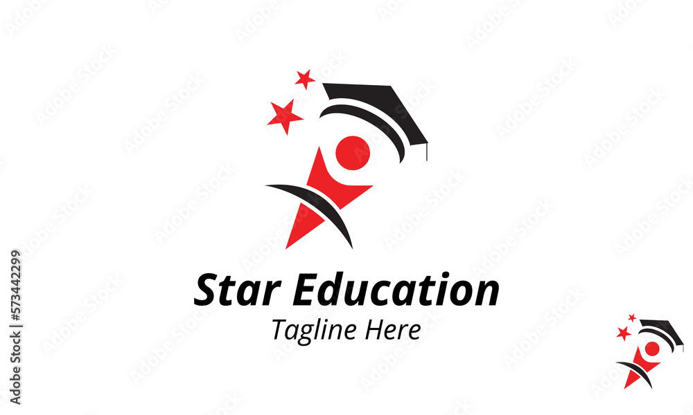 Star Education Logo Design Template. Star Education Logo Design Template.