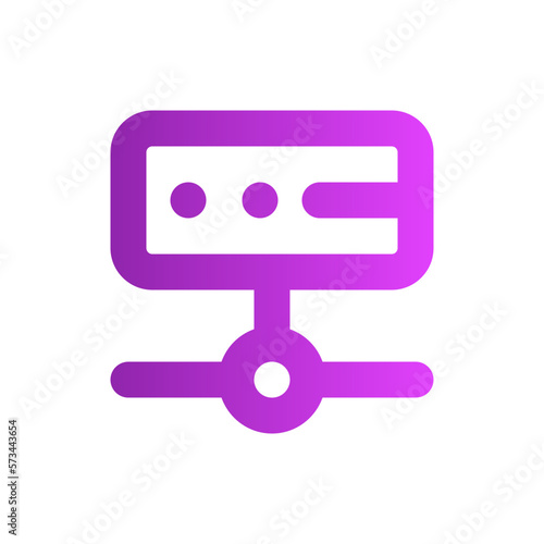 server gradient icon