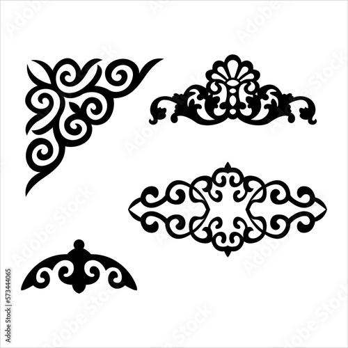 Laser cutting design for the temple, Mandir Jali, Partition arch for temple decoration vector