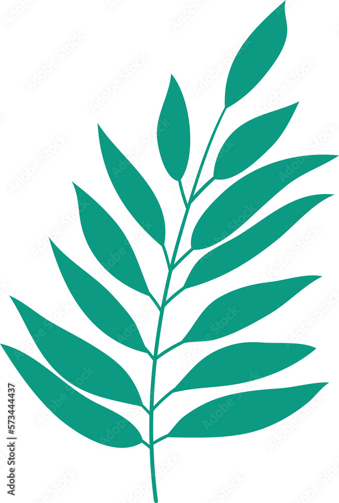 Colorful tropical leaf Colorful tropical leaf