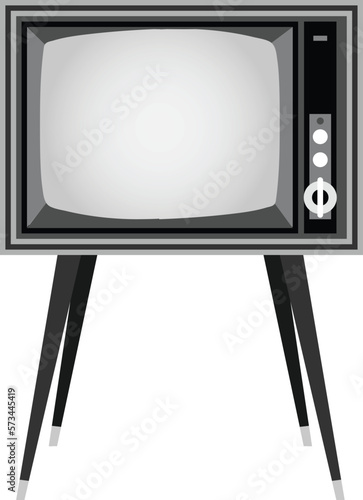 old television set vector image