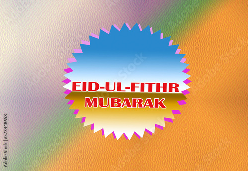 colorful background with rainbow EID MUBARAK  eid ul fithr Cheriya perunnal photo