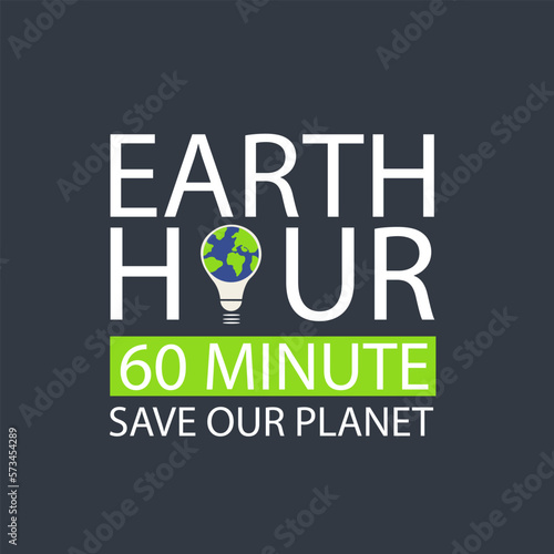Earth Day vector design template. Save the planet. Vector illustration.