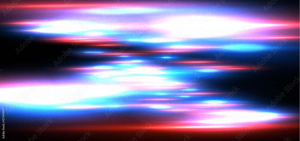 Abstract. Colorful glowing blue and red light effect. Vector. Abstract. Colorful glowing blue and red light effect. Vector.