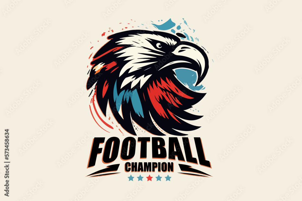 Sports team vector logo, eagle Sports team vector logo, eagle