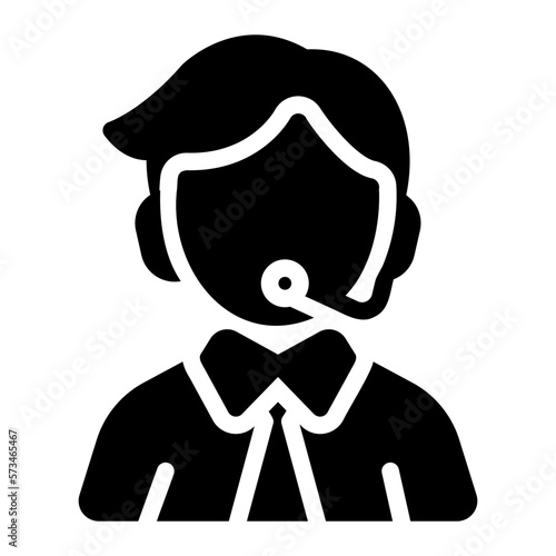 commentator glyph icon