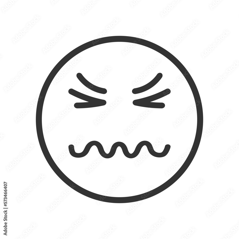 Eyes And Squiggle Emoji