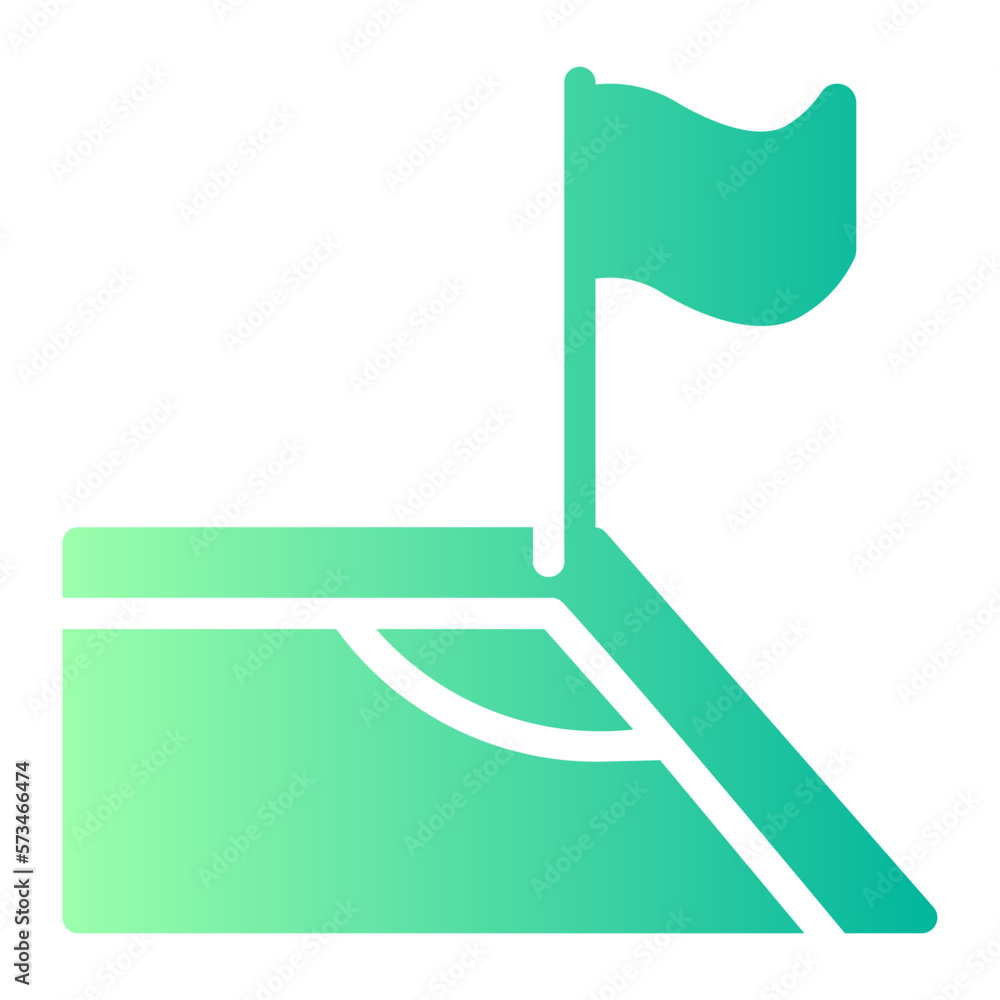 corner gradient icon corner gradient icon