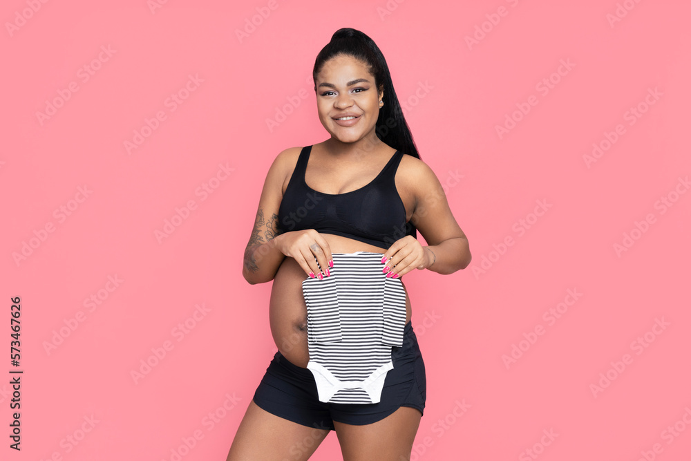 Concept of pregnancy and maternity with african american woman Concept of pregnancy and maternity with african american woman