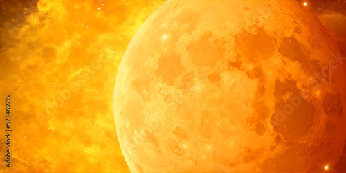 abstract orange and yellow ...