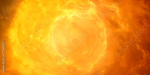 abstract orange and yellow ...