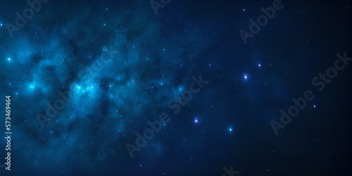 abstract dark blue background, copy space for text, illustration, Generative, AI
