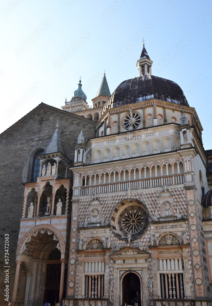 Basilica of Santa Maria Maggiore in Citta Alta, Bergamo, Italy
