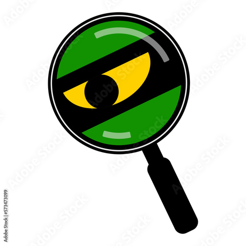 The Watcher with Magnifying Glass