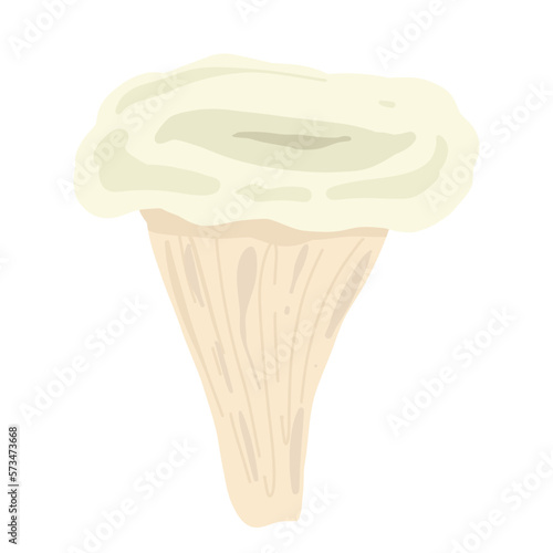 mushrooms in the hand drawing style. Psychedelic abstract mushrooms, hippie style. Vector illustration isolated on a white background.