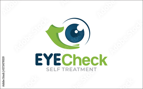 Illustration graphic vector of eyecare medical check up company or clinic logo design template