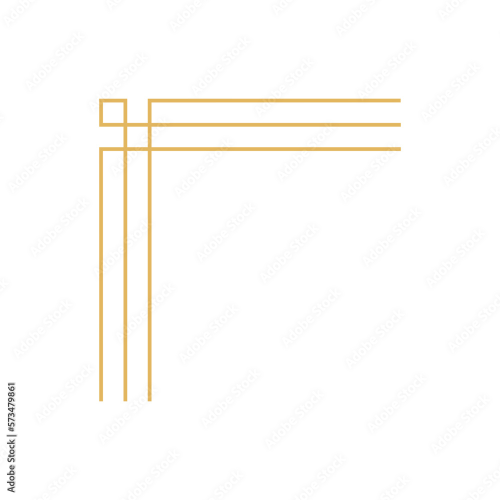 Luxury Corner Frame Illustration For Template Design Luxury Corner Frame Illustration For Template Design