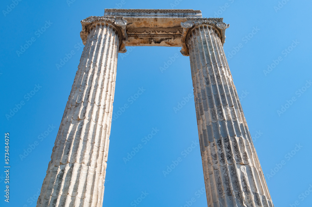 Didyma Apollo Temple, one of the most important prophecy centers of the ancient world, is located in the city center of Didim district of Aydın Province Didyma Apollo Temple, one of the most important prophecy centers of the ancient world, is located in the city center of Didim district of Aydın Province