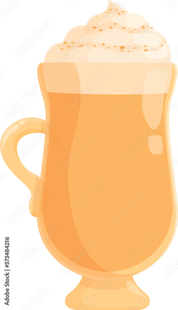 Food spice latte icon cartoon vector. Drink cup. Menu coffee Food spice latte icon cartoon vector. Drink cup. Menu coffee