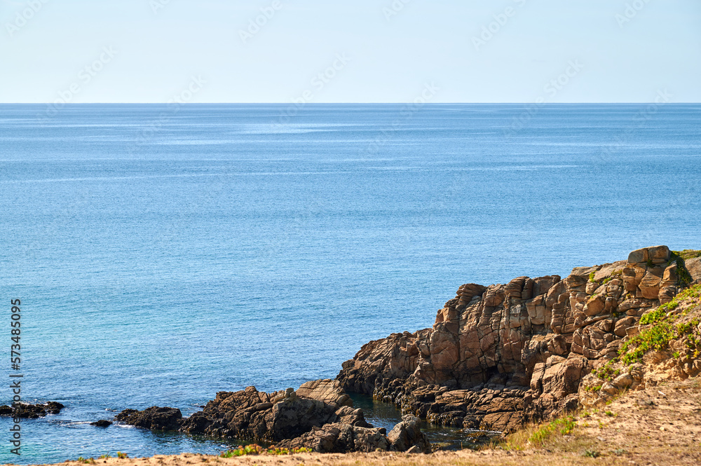 Wilde Küste von Quiberon ganz sanft