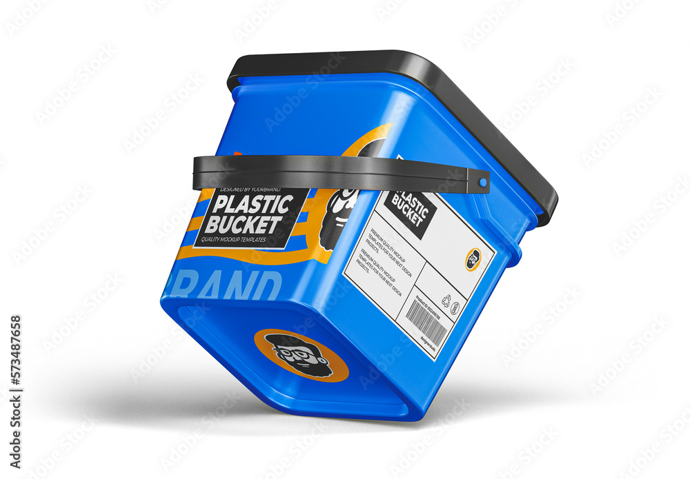 Perspective Plastic Bucket Stock Template Adobe Stock