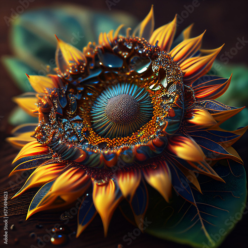 ripe sunflower