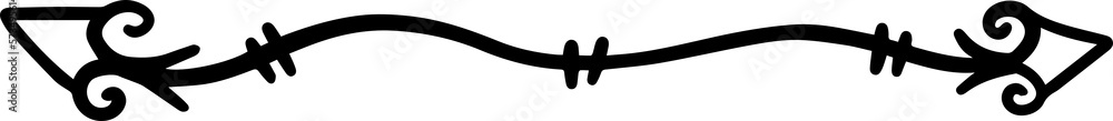 Handdrawn Arrow Doodle Handdrawn Arrow Doodle