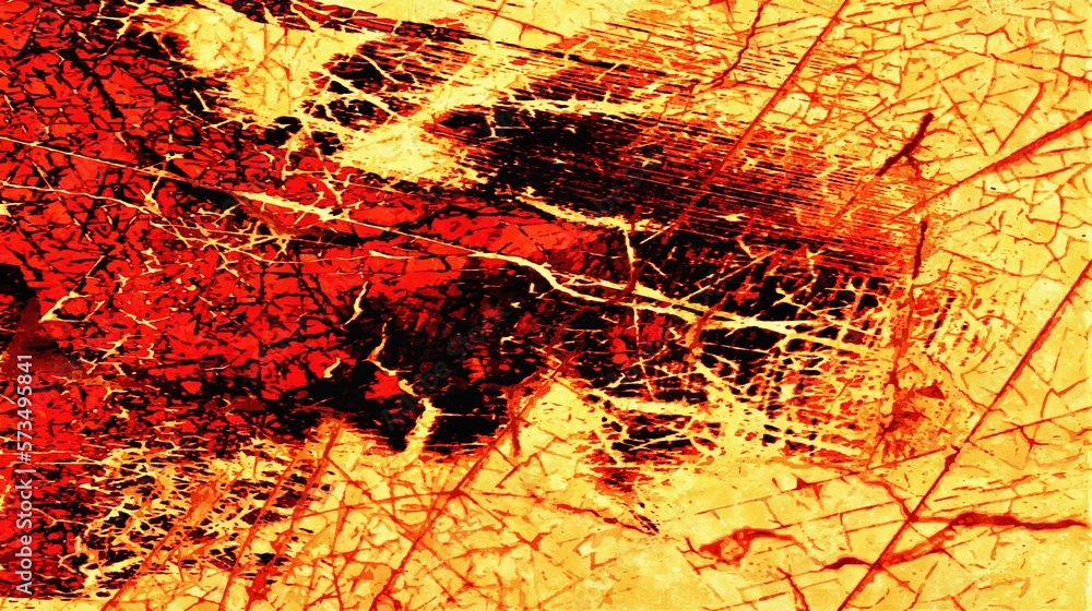 Abstract Grunge Background Graphic Watercolor Stylization on Textured Canvas of Chaetic Strokes of Paint Spots