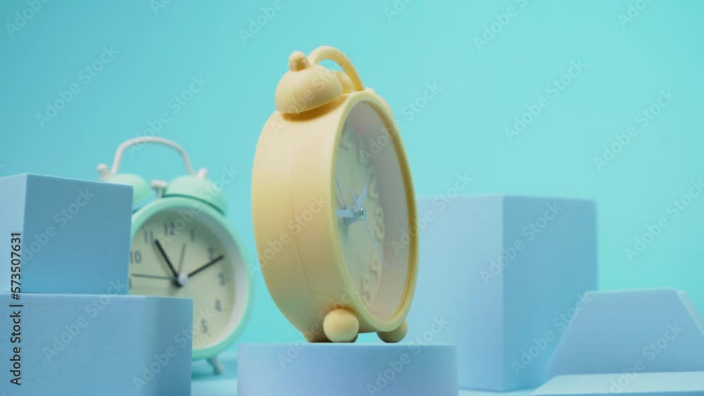 Clocks Back Image Daylight savings backward time clock timelapse: This footage captures ...
