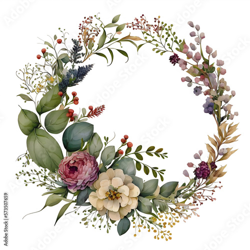 wreath of flowers