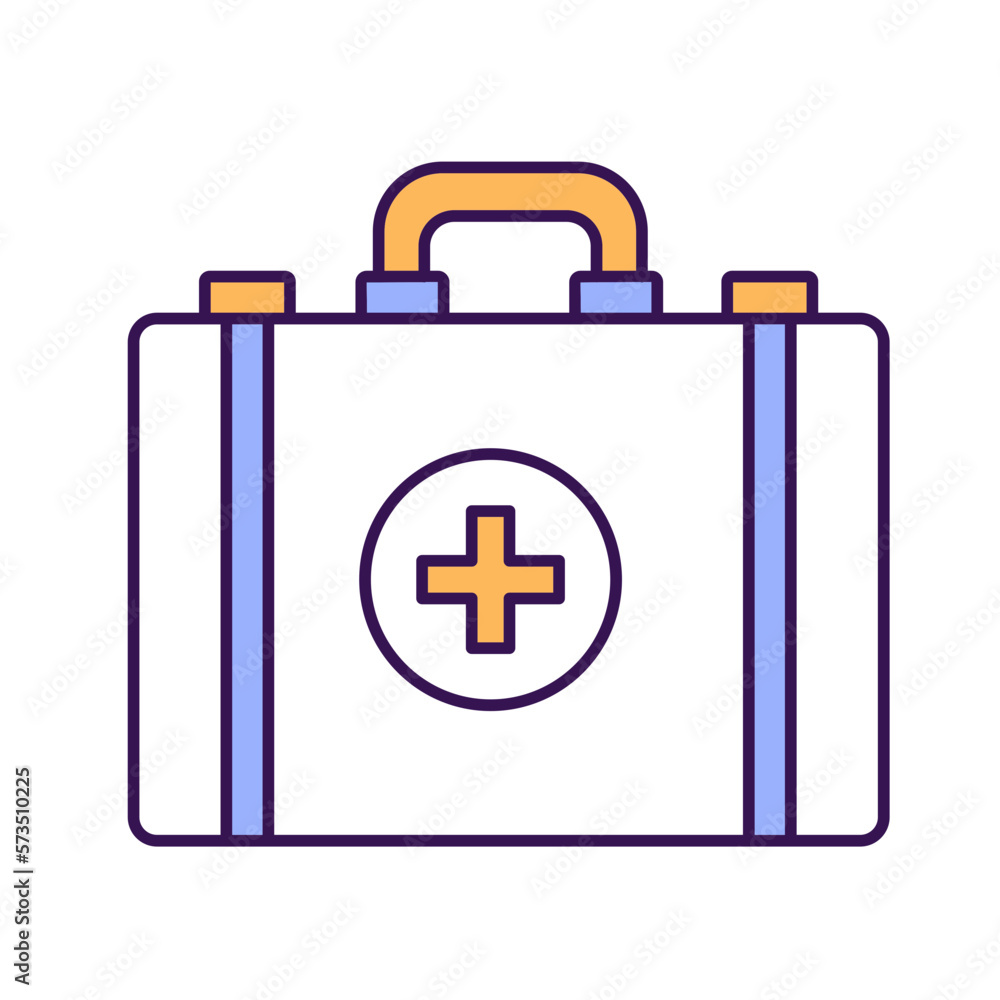 Obraz premium Doctor kit Vector Icon which can easily modify