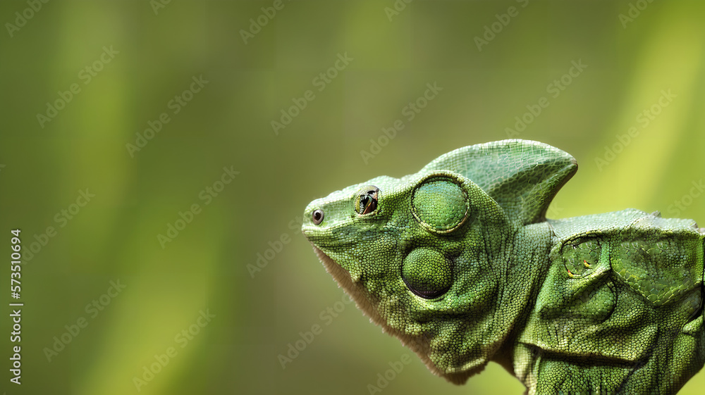 Chameleon / lizard - Photo of a beautiful Chameleon / Colorfull / Copy Space / Blank Text Chameleon / lizard - Photo of a beautiful Chameleon / Colorfull / Copy Space / Blank Text
