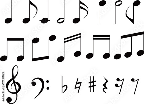 音符の素材セット