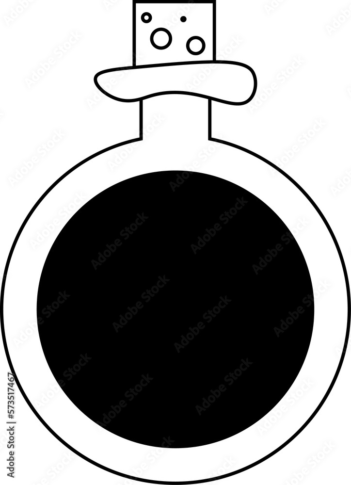 potion bottle design illustration isolated on transparent background potion bottle design illustration isolated on transparent background