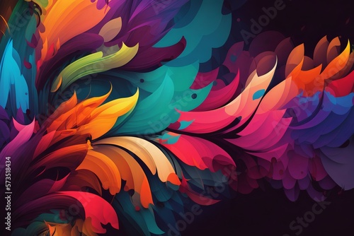 Colorful and abstract background wallpaper