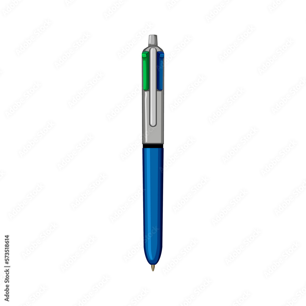 metal pen cartoon vector illustration metal pen cartoon vector illustration