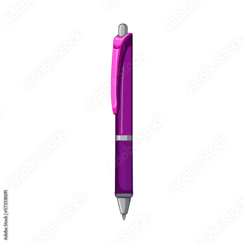 ballpoint pen cartoon vector illustration