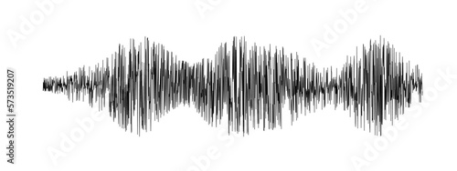 Seismogram or lie detector graph. Earthquake episode. Earth ground motion, sound or pulse record wave. Polygraph or seismograph diagram