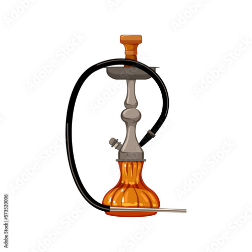 water hookah shisha cartoon vector illustration