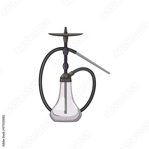aroma hookah shisha cartoon vector illustration
