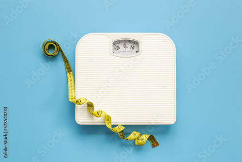 Check your body shape with weight scales and tape measure