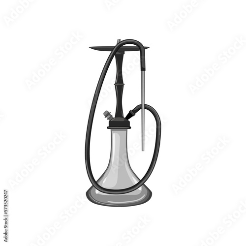 tobacco hookah shisha cartoon vector illustration