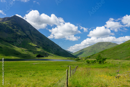 landscape in the mountains, Glen Coe Scotland © NosamA
