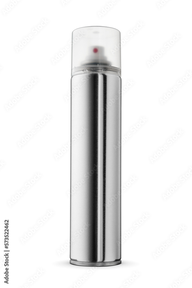 Metal aerosol spray dispenser isolated on white background. Metal aerosol spray dispenser isolated on white background.