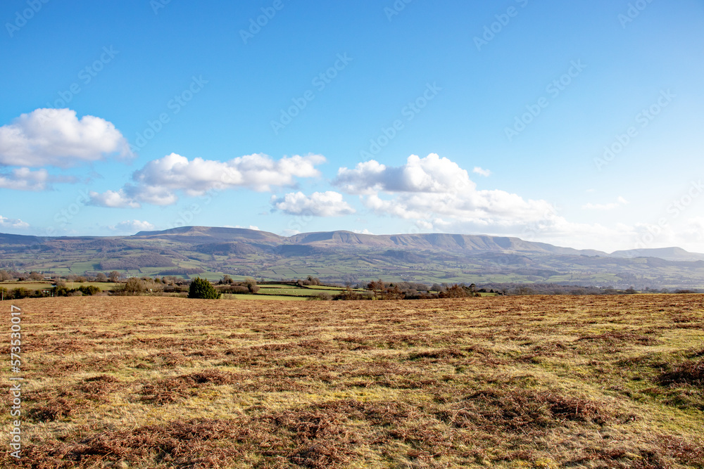 Brecon beacons and the Begwyns of Wales.