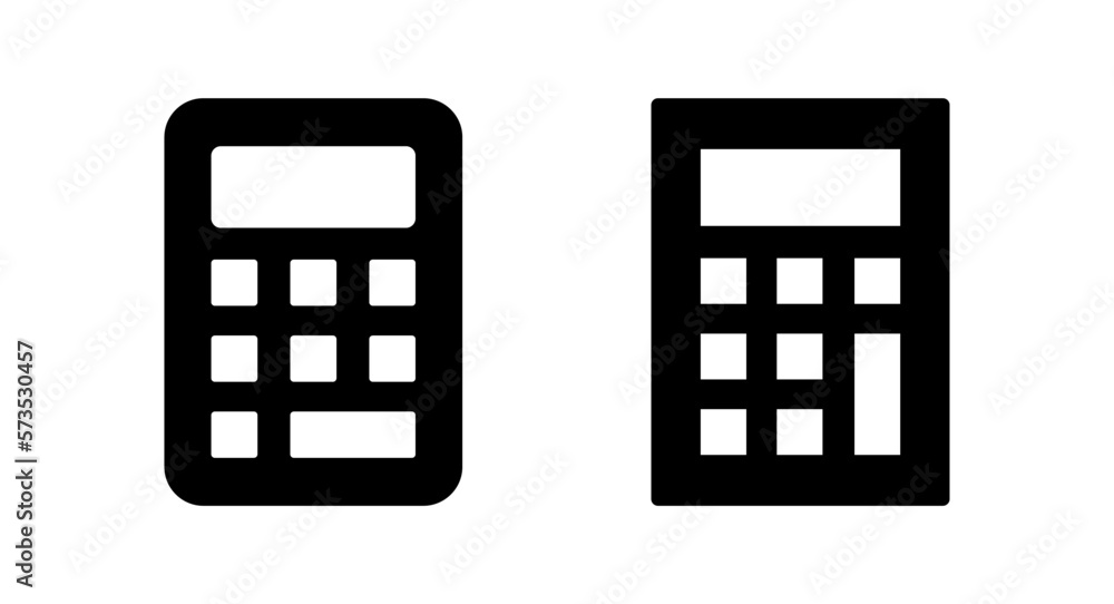 Calculator icon vector illustration. Accounting calculator sign and symbol. Calculator icon vector illustration. Accounting calculator sign and symbol.