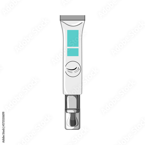 female eye cream cartoon vector illustration